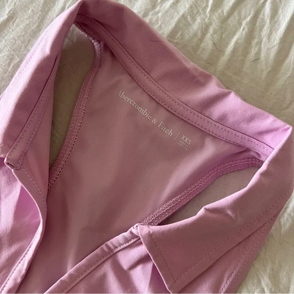 NWT Abercrombie & Fitch Women’s Traveler Polo Mini Dress - Picture 7 of 7